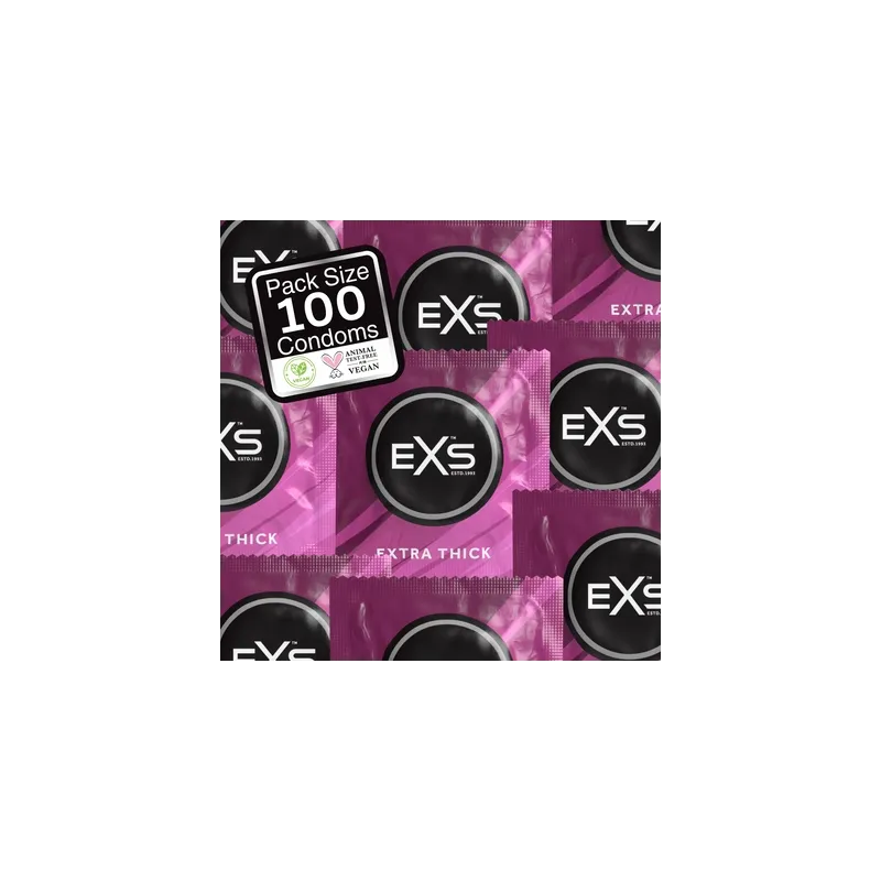 EXS Préservatifs épais Extra Thick 53mm x100